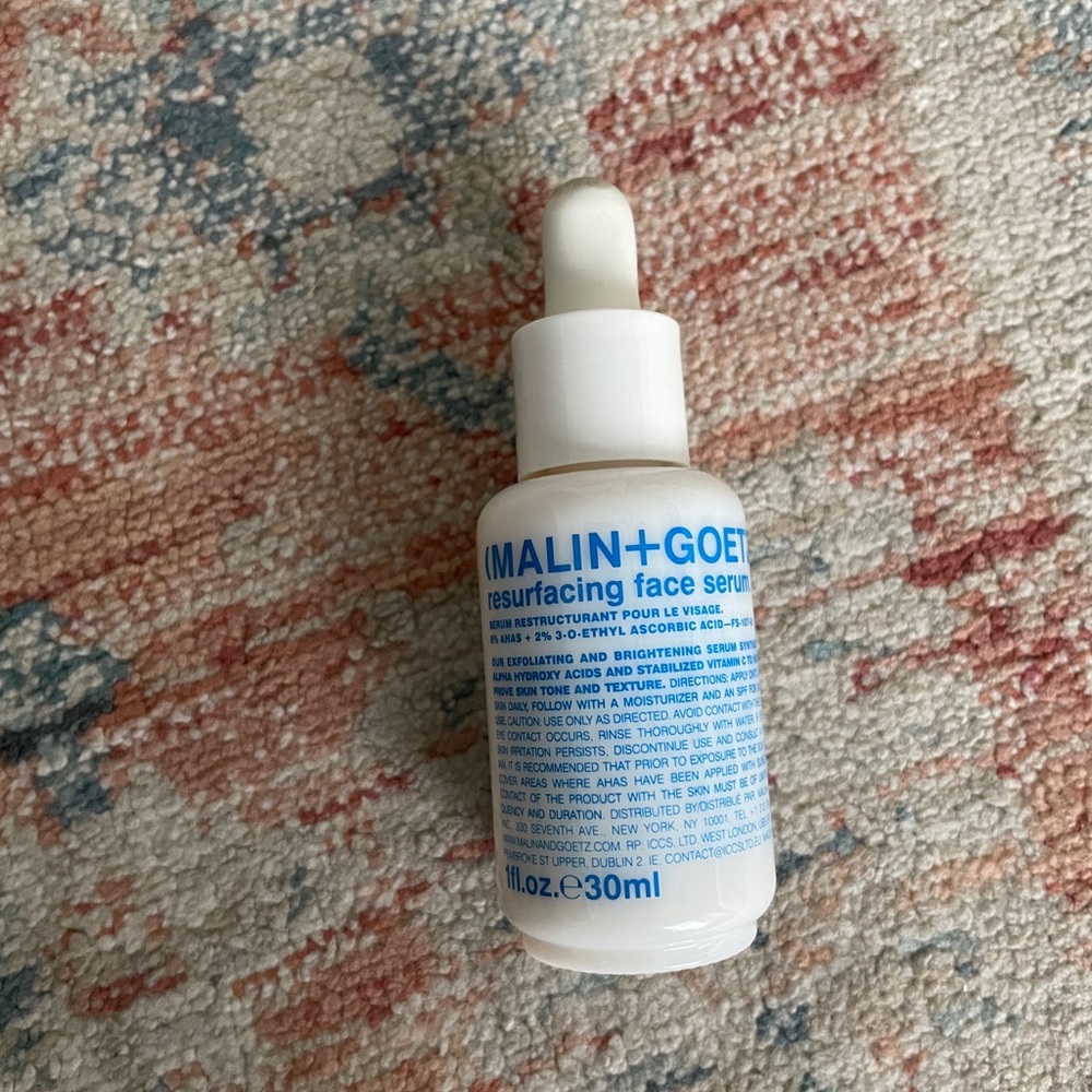 MALIN + GOETZ Resurfacing Face Serum NIB